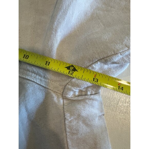 Cubavera Men Pants Sz M Ivory Linen/Rayon Drawstring Beachy Resort Cruise Casual - Picture 9 of 12